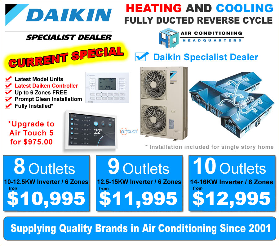 Special Offer Daikin Air Conditioning Ducted System